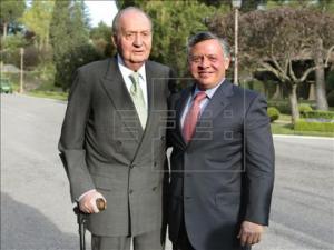 El Rey analiza con Abdalá de Jordania la situación en Oriente Próximo