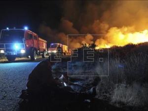 Una bombera muerta y nueve heridos en varios incendios en Portugal