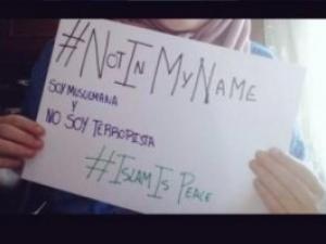 “No en mi nombre. Yo soy musulmán”