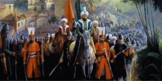 السلطان محمد الفاتح في القسطنطينية