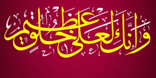 وصف الله عز وجل لرسوله ﷺ بأنه على خلق عظيم